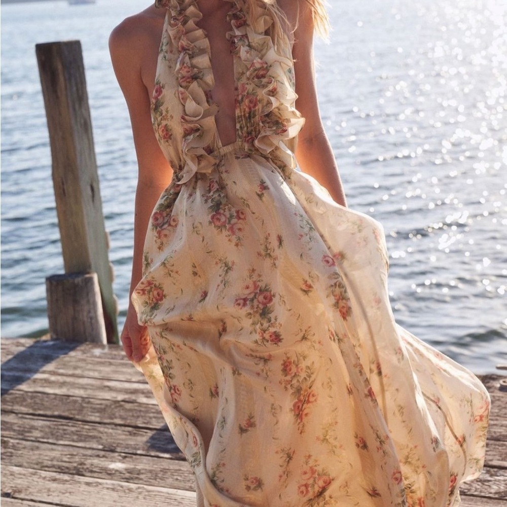 LOVESHACKFANCY STATEMENT DRESS